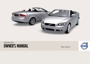 2010 Volvo C70 Owners Manual